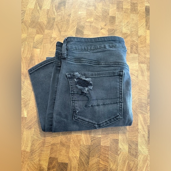 American Eagle Dark Gray Jegging - Picture 3 of 4